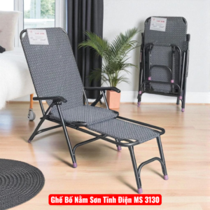 Ghế bố nằm sơn tĩnh điện gấp gọn tiện dụng