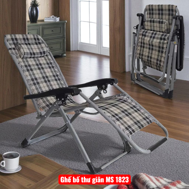 Ghế bố thư giãn gấp gọn tiện dụng