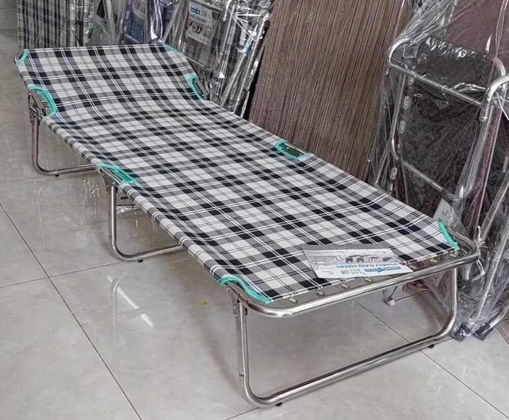 Ghế bố nằm inox MS 3142 chính hãng Thành Công