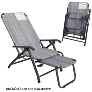 Ghế bố xếp sơn tỉnh điện MS 3131