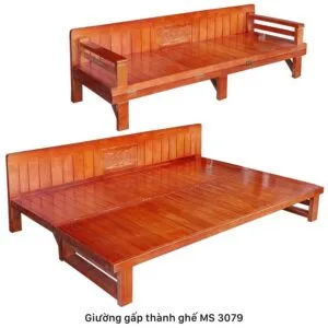 Giường gấp thành ghế MS 3079