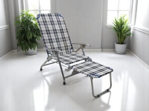 Ghế bố xếp chống lưng thoải mái dùng cho phòng khách