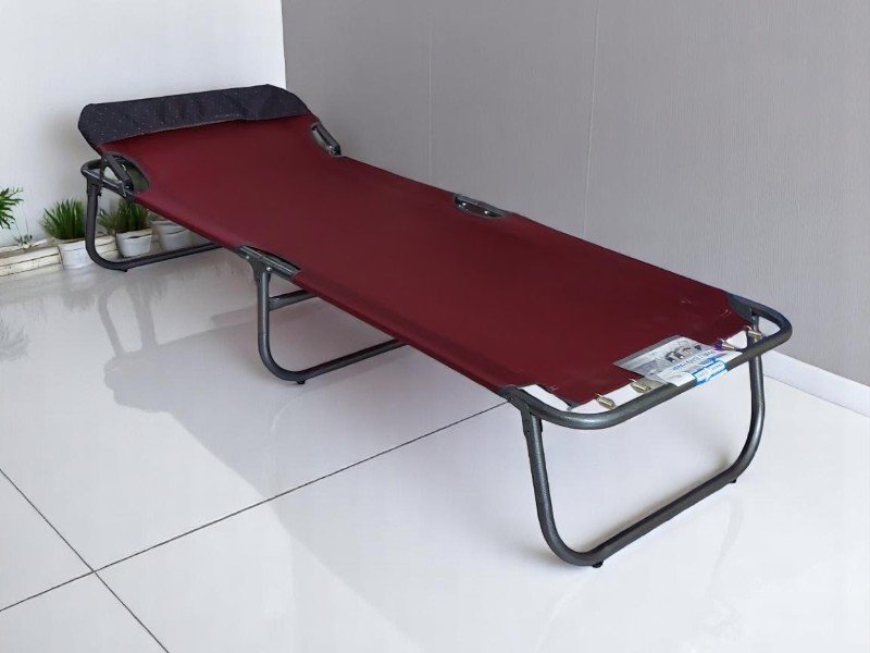 Ghế bố xếp đệm mút êm ái không đau lưng