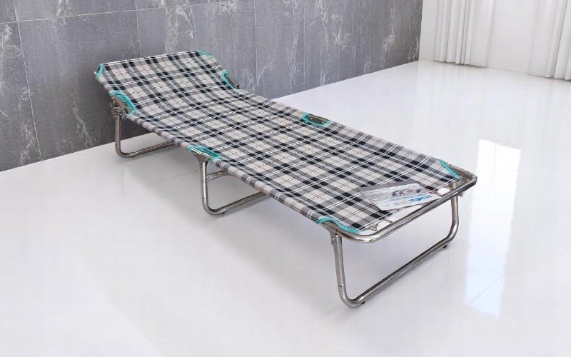 Ghế bố xếp inox