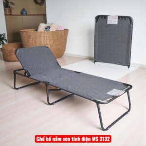 Ghế bố nằm khung sắt sơn tĩnh điện cao cấp