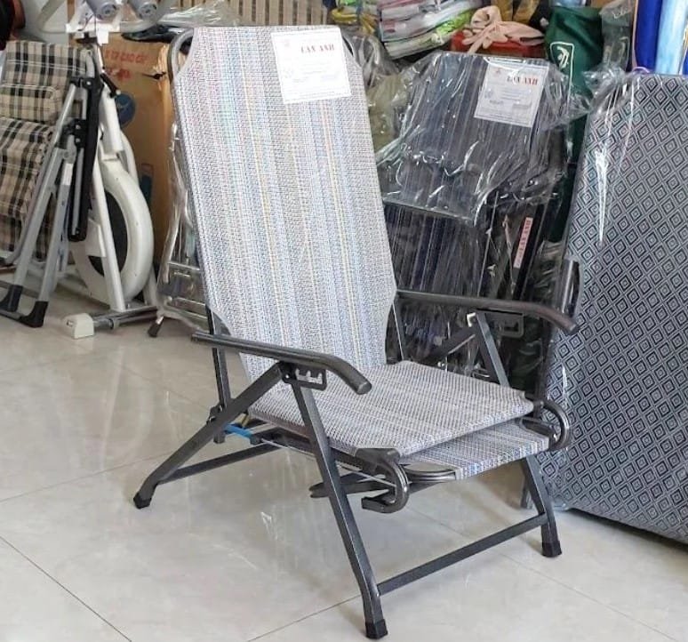 Ghế bố xếp sơn tĩnh điện MS 3131 khung thép vải bố siêu bền 9 Ghế bố xếp sơn tĩnh điện MS 3131 khung thép vải bố siêu bền
