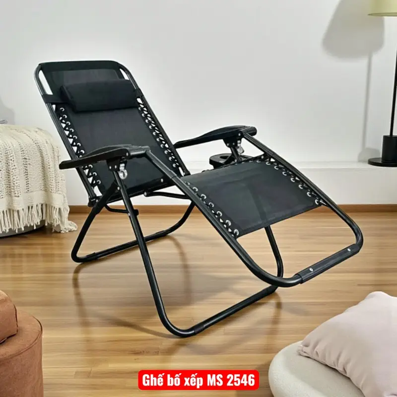 Ghế bố xếp MS 2546 | GIAO HỎA TỐC TPHCM 1 Ghế bố xếp sơn tĩnh điện cao cấp