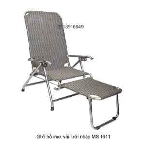 Ghế bố inox vải lưới nhập MS 1911 - Giao ngay trong 2 giờ tại TPHCM