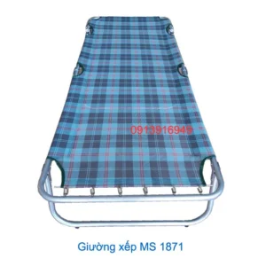 Giường xếp vải lưới nhập MS 1871 cao cấp, gọn nhẹ tại TPHCM