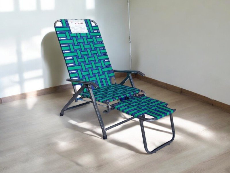 Ghế xếp đan dây dù bảng lớn MS 3064 7 Ghế xếp đan dây dù bảng lớn