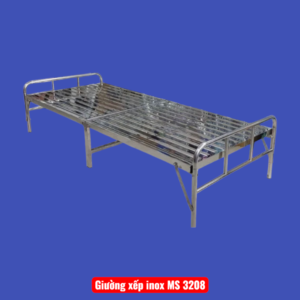 Giường xếp inox gấp gọn cao cấp