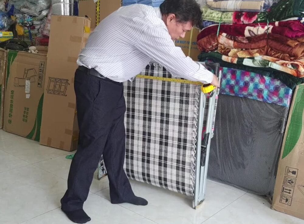 Giường Bố Xếp Vải Khung Thép Sơn Tĩnh Điện Cỡ Lớn MS 2843 7 Giường Bố Xếp Vải Khung Thép Sơn Tĩnh Điện Cỡ Lớn MS 2843