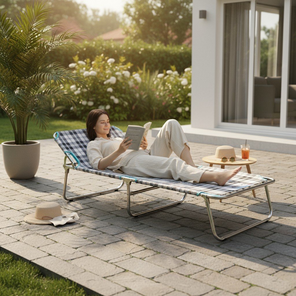 Giường xếp đa năng 3 khúc dễ dàng di chuyển