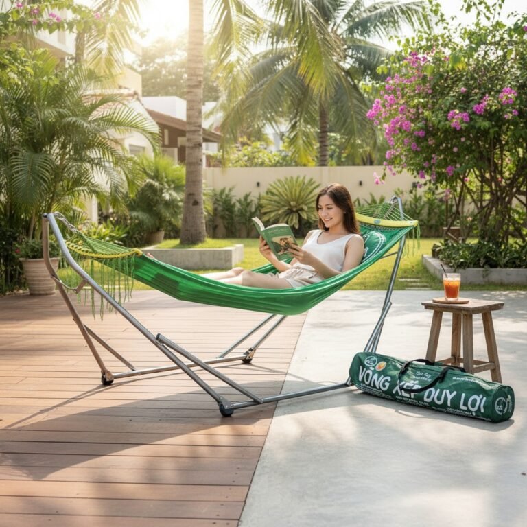 Võng xếp duy lợi inox MS 3133 | Giá bán= 2tr180