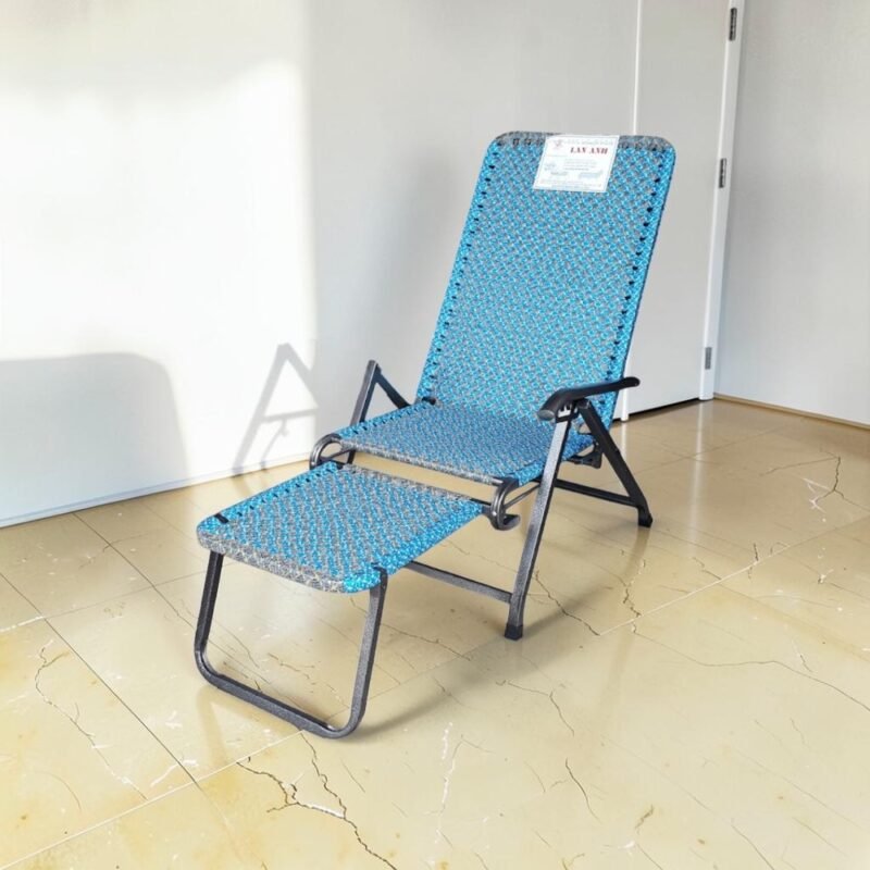 Ghế bố xếp nằm thư giãn vải bố siêu bền chịu lực 100kg