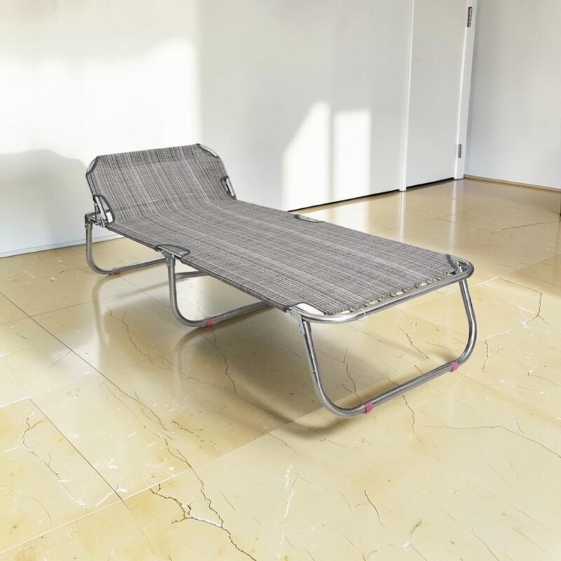 Ghế bố xếp nằm thư giãn vải bố siêu bền chịu lực 100kg