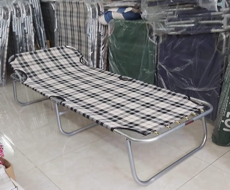 Mẫu ghế bố xếp đan dây dù bảng lớn MS 3064