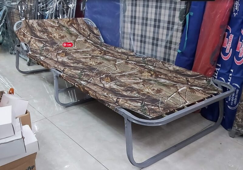 Giá ghế bố xếp khung sắt sơn tĩnh điện cao cấp