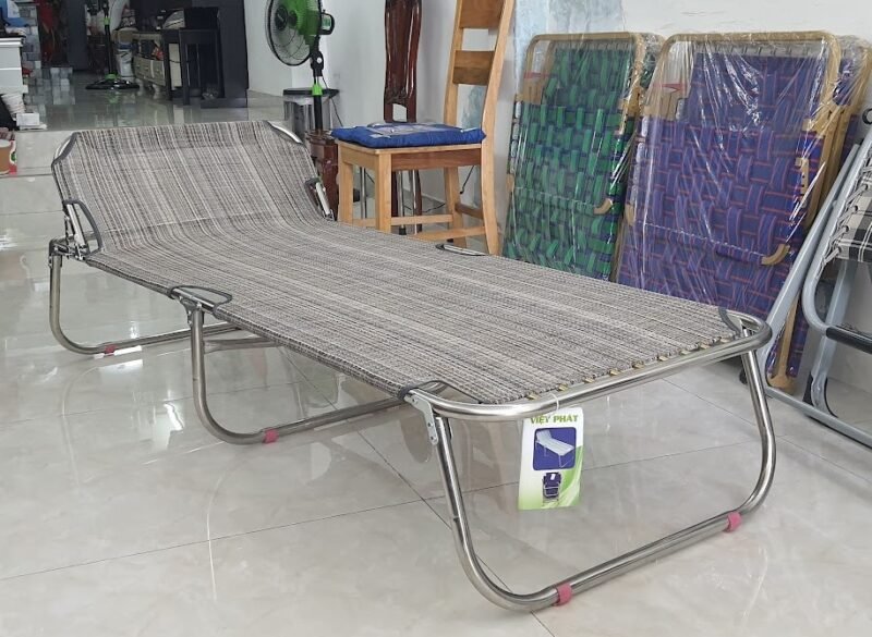 Ghế bố nằm sơn tĩnh điện MS 3132 giá 850 nghìn