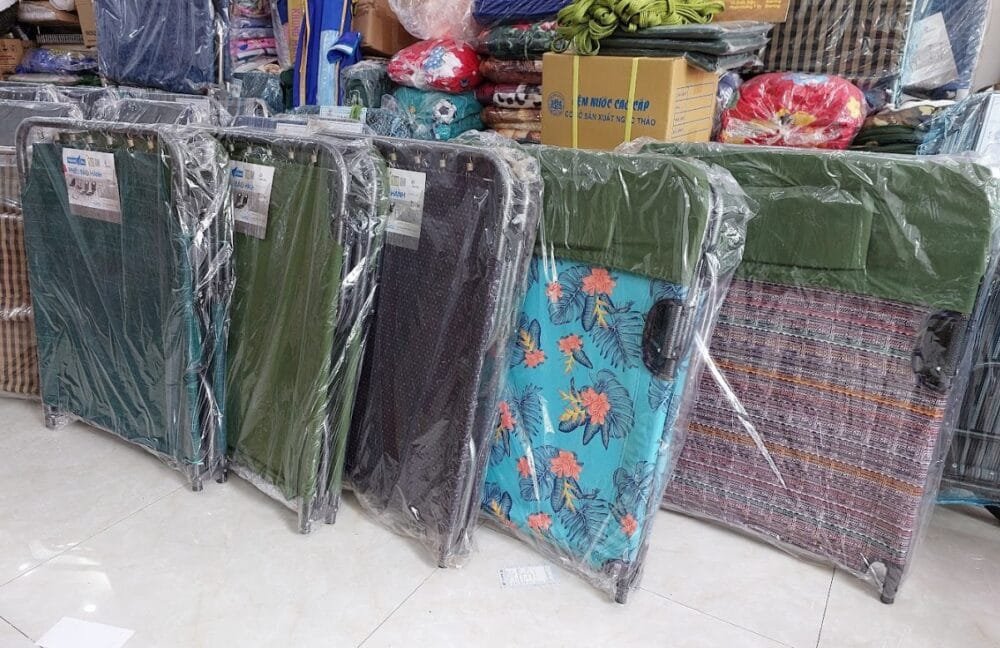 Mua ghế bố xếp khung sơn tĩnh điện, vải lưới bền chắc 6 Ghế bố nằm gấp gọn