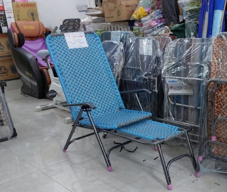 Mua ghế bố xếp khung sơn tĩnh điện, vải lưới bền chắc 2 Mua ghế bố xếp khung sơn tĩnh điện