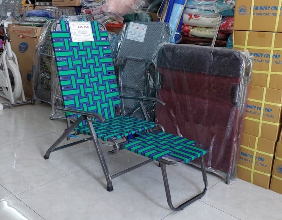 Mua ghế bố xếp khung sơn tĩnh điện, vải lưới bền chắc 3 Mua ghế bố xếp