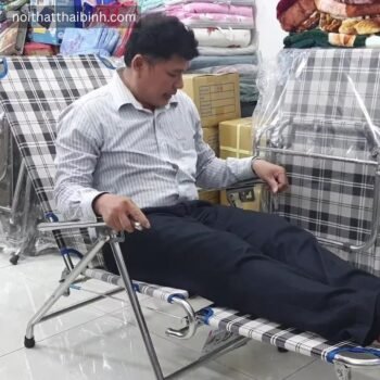 Ghế bố xếp sường inox siên bền