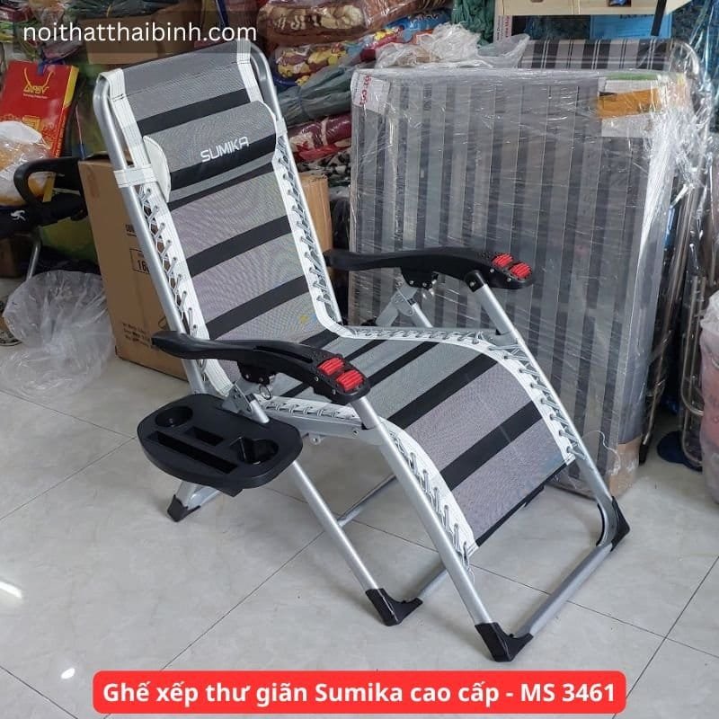 Ghế xếp thư giãn Sumika cao cấp 1 Ghế xếp thư giãn Sumika cao cấp