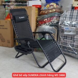 Ghế Bố Xếp SUMIKA Chính Hãng MS 3466 Khung Thép Sơn Tĩnh Điện