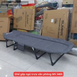 Ghế Gấp Ngủ Trưa Văn Phòng Chính Hãng SUMIKA MS 3465 Khung Thép Sơn Tĩnh Điện