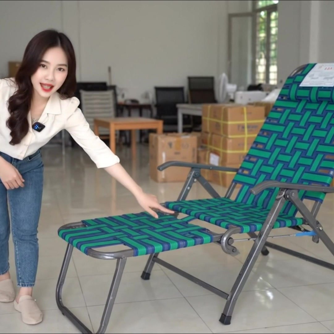 Ghế bố xếp tiện lợi khi nghỉ ngơi