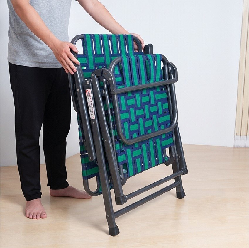 Ghế xếp đan dây dù bản lớn 11 Ghế xếp đan dây dù bản lớn
